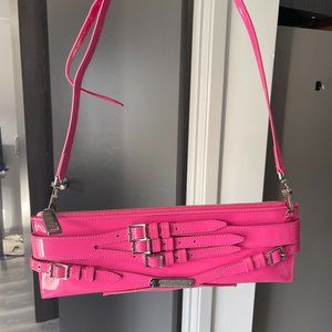 BURBERRY PRORSUM PINK PATENT CLUTCH